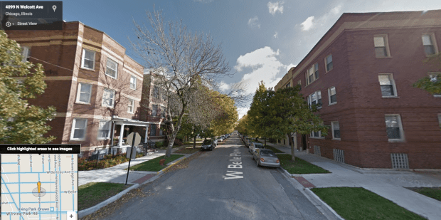 For example, this street is literally a block and a half from a Brown Line station, is already build up with 3 1/2 story apartment buildings, and is zoned for single family homes only.